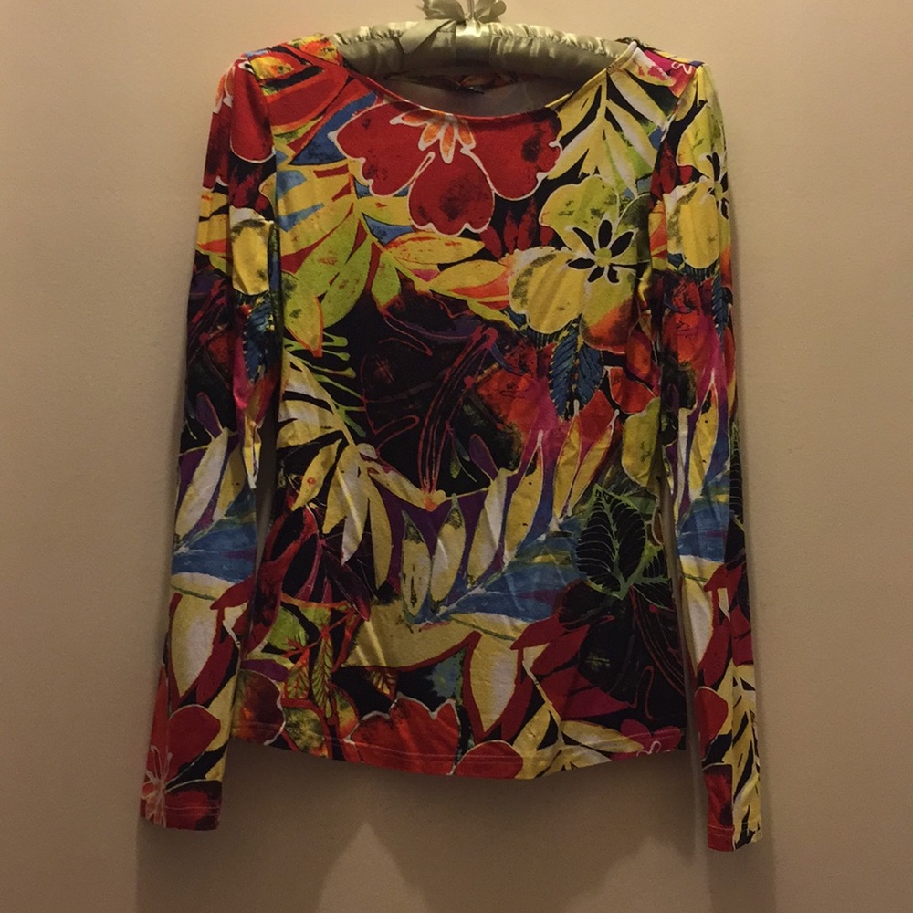 Beautiful floral long sleeve shirt